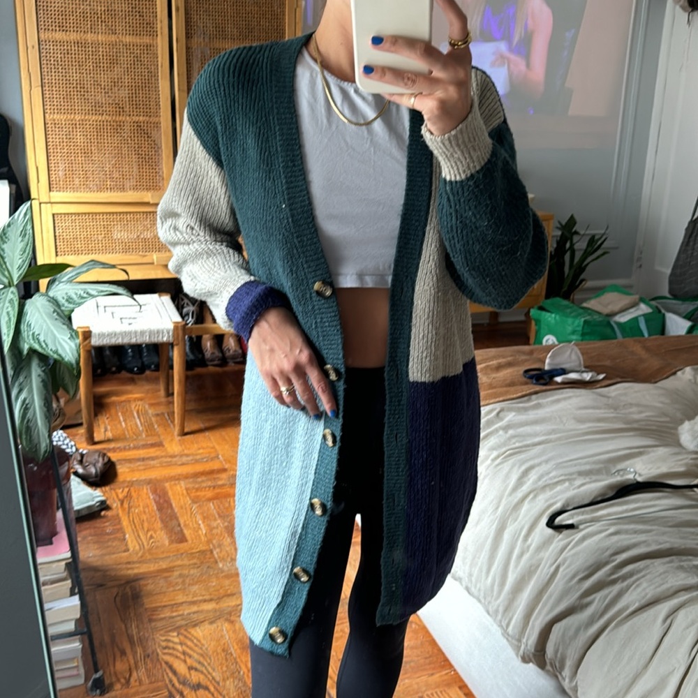 Colorblock Cardigan
